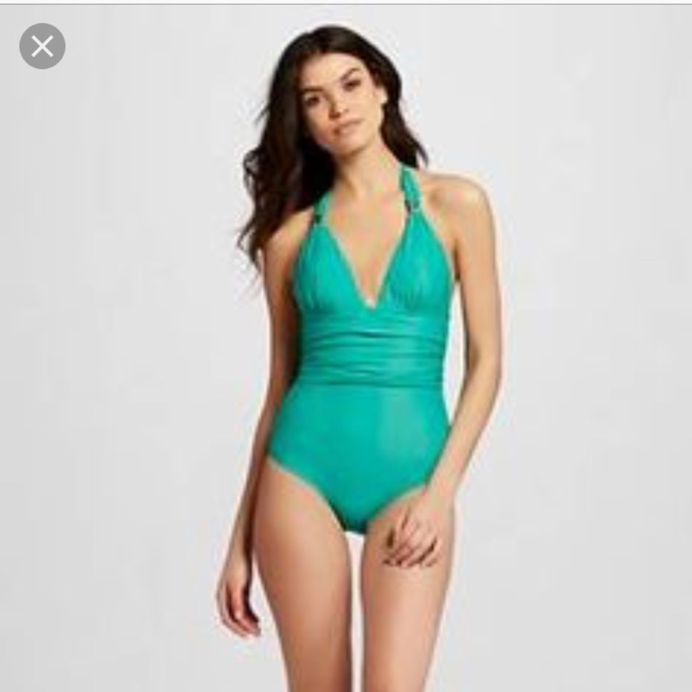 NWT MAR by Vix szS fuchsia halter swim suit